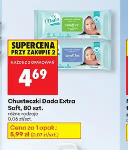 Biedronka Chusteczki Dada Extra Soft oferta