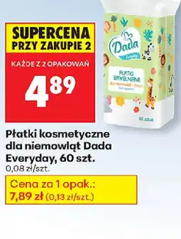 Biedronka Płatki kosmetyczne dla niemowląt Dada oferta