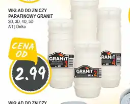 Słoneczko WKLAD DO ZNICZY PARAFINOWY GRANIT oferta