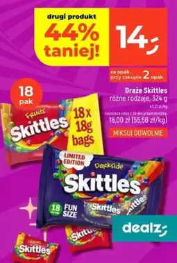 Dealz Draże Skittles oferta
