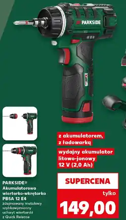 Kaufland Akumulatorowa wiertarko-wkrętarka PARKSIDE® oferta