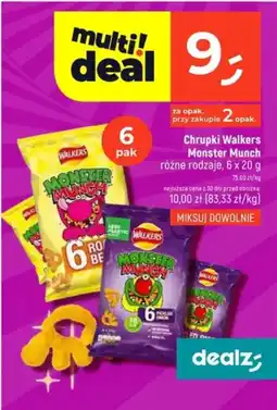 Dealz Chrupki Walkers Monster Munch oferta
