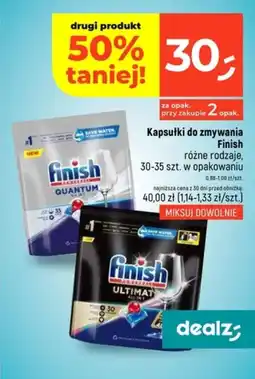 Dealz Kapsułki do zmywania Finish oferta
