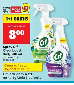 Biedronka Spray Cif Cleanboost oferta