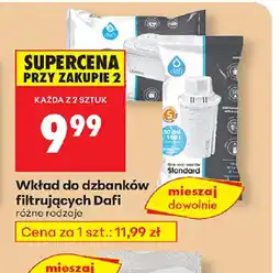 Biedronka Wkład do dzbanków filtrujących Dafi oferta