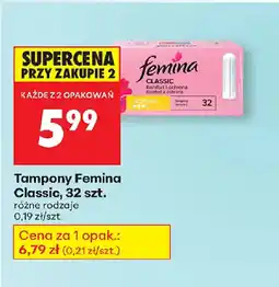 Biedronka Tampony Femina oferta
