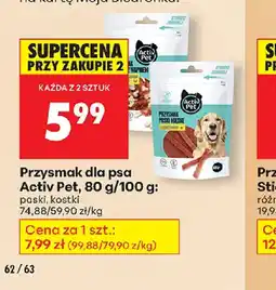 Biedronka Przysmak dla psa Activ Pet oferta