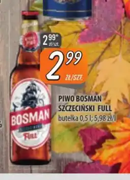 Społem Szczecin Piwo Bosman oferta
