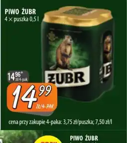 Społem Szczecin PIWO ZUBR oferta