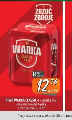 Społem Szczecin Piwo Warka Classic oferta