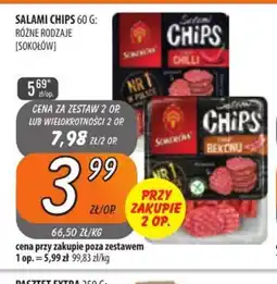 Społem Szczecin SALAMI CHIPS oferta