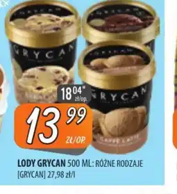 Społem Szczecin LODY GRYCAN oferta