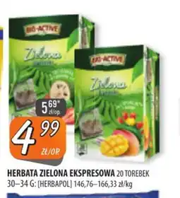 Społem Szczecin Herbata Zielona Ekspresowa oferta