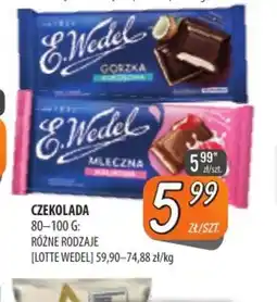 Społem Szczecin Czekolada E.Wedel oferta