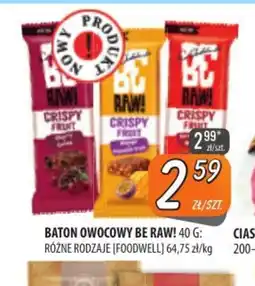 Społem Szczecin BATON OWOCOWY BE RAW! oferta