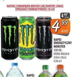 Społem Szczecin Napój Energetyczny Monster oferta