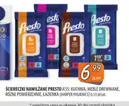 Społem Szczecin SCIERECZKI NAWILZANE PRESTO oferta