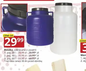 Beczka, zakręcana z uszami