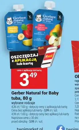 Twój Market Gerber Natural for Baby oferta