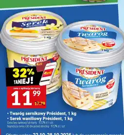 Twój Market Serek waniliowy Président oferta