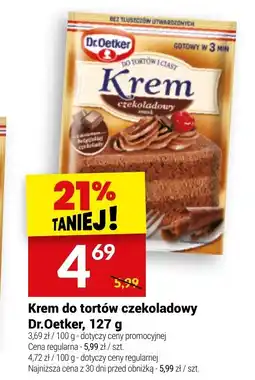 Twój Market Krem do tortów czekoladowy Dr. Oetker oferta