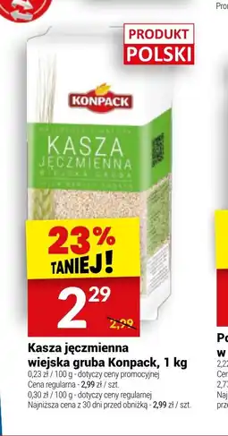 Twój Market Kasza jęczmienna wiejska gruba Konpack oferta