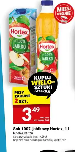 Twój Market Sok 100% Hortex oferta