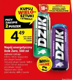 Twój Market Napój energetyczny Dzik Zero oferta