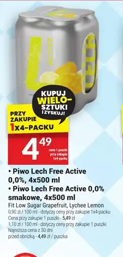 Twój Market Piwo Lech Free Active 0,0% oferta