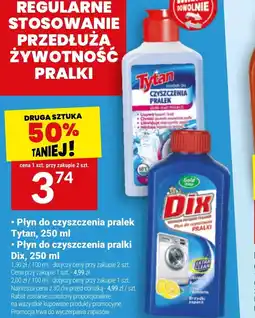 Twój Market Płyn do czyszczenia pralek Tytan / Dix oferta