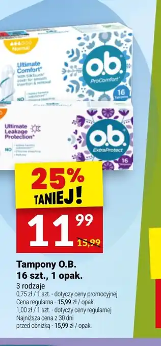 Twój Market Tampony O.B. oferta