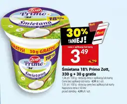 Twój Market Smietana 18% Primo Zott oferta