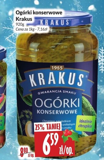 Hala Wola Ogórki konserwowe Krakus 920g oferta