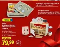 Lidl Lupilu Drewniany grill stołowy lub drewniana piekarnia i kawiarnia oferta