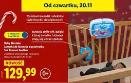 Lidl Baby Einstein Lampka do łóżeczka z pozytywką Sea Dreams Soother oferta
