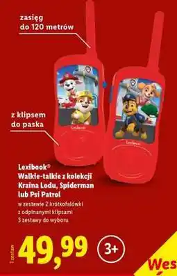 Lidl Lexibook Walkie-talkie oferta