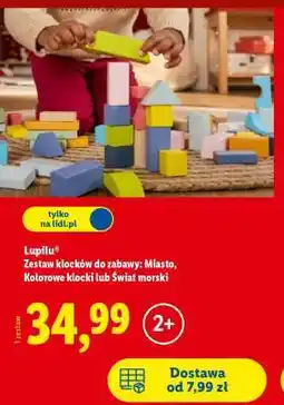 Lidl Lupilu Zestaw klocków do zabawy oferta