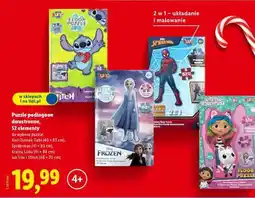 Lidl Puzzle podłogowe dwustronne, 52 elementy oferta