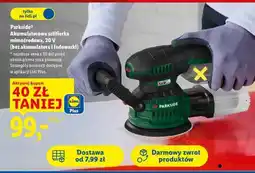Lidl Parkside Akumulatorowa szlifierka mimośrodowa, 20 V oferta