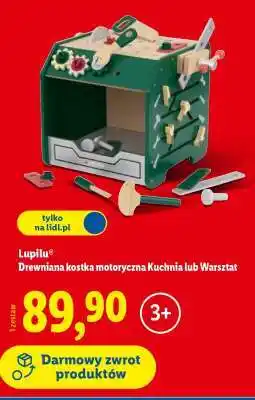 Lidl Lupilu Drewniana kostka motoryczna Kuchnia lub Warsztat oferta