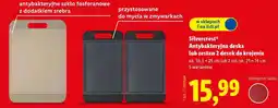 Lidl Silvercrest Antybakteryjna deska lub zestaw 2 desek do krojenia oferta