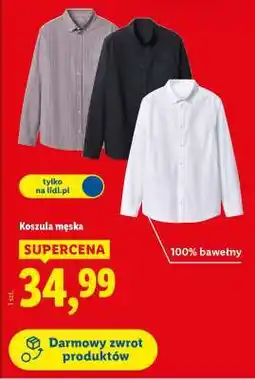Lidl Koszula męska oferta