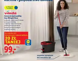 Lidl Vileda Zestaw do mycia podłóg Easy Wring & Clean oferta