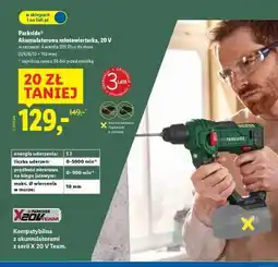 Lidl Parkside Akumulatorowa młotowiertarka, 20 V oferta