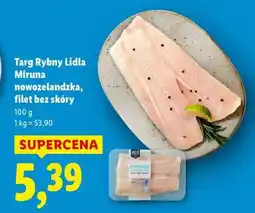 Lidl Targ Rybny Lidla Miruna nowozelandzka, filet bez skóry oferta