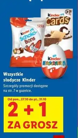 Lidl Jajko niespodzianka Kinder Niespodzianka oferta