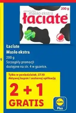 Lidl Masło ekstra Łaciate oferta