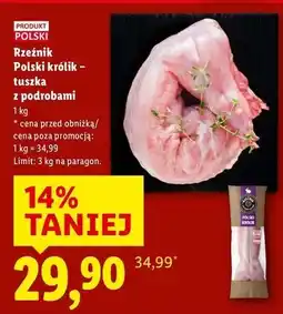 Lidl Królik z podrobami Rzeźnik Codzienna Dostawa oferta