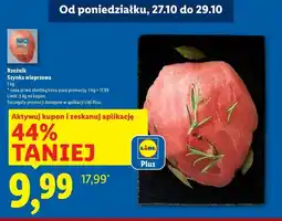 Lidl Szynka wieprzowa Rzeźnik Codzienna Dostawa oferta