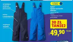 Lidl Spodnie narciarskie Lupilu oferta